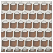Gingerbrood Cake Slice Whipped Cream Dessert Stof (Swatch)