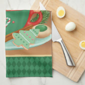 Gingerbrood Cocoa Kitchen Towel Theedoek (Quarter Fold)
