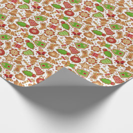 Gingerbrood Cookie Cadeaupapier