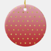 Gingerbrood Cookie Chef-kerstversiering Keramisch Ornament (Achterkant)