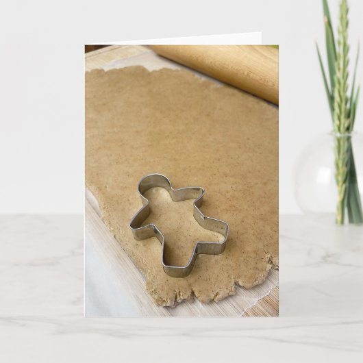 Gingerbrood Cookie Cutter Bedankkaart (Voorkant)