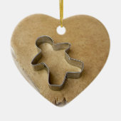 Gingerbrood Cookie Cutter Keramisch Ornament (Voorkant)