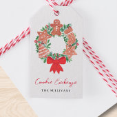 Gingerbrood Cookie Exchange Cadeaulabel