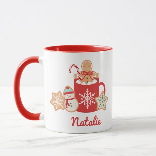 Gingerbrood Cookie | Hete cacao Mok (Links)