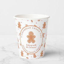Gingerbrood Cookie-kerstbakkerij Papercup