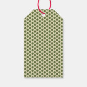 Gingerbrood Cookie kerstcadeautje Label Cadeaulabel (Achterkant)