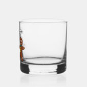 Gingerbrood Cookie-kerstHumor Whisky Glas (Links)