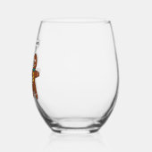 Gingerbrood Cookie-kerstHumor Wijnglas Zonder Voet (Links)