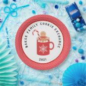 Gingerbrood Cookie | Kerstkoekjesruil Papieren Bordje (Feest)