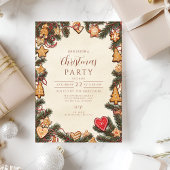 Gingerbrood Cookie Kerstmis Kaart