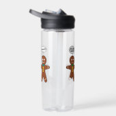 Gingerbrood Cookie Kerstmis Waterfles (Rechts)