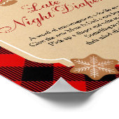 GingerBrood Cookie Late Night Diapers Sign Poster (Hoek)