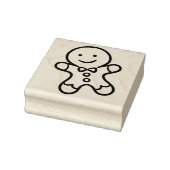 Gingerbrood Cookie Man Kerstmis Rubber Stempel (Stempel)