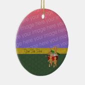 GingerBrood Cookie Mannen Holiday Foto Ornament (Rechts)