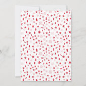 Gingerbrood Cookie Red Truck Cookie Swap Kaart (Achterkant)