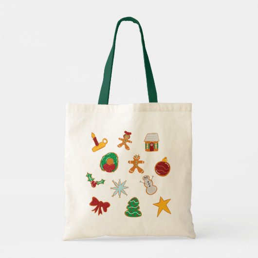 Gingerbrood Cookie Tote Bag (Achterkant)