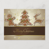 GingerBrood Cookies Briefkaart (Voorkant)