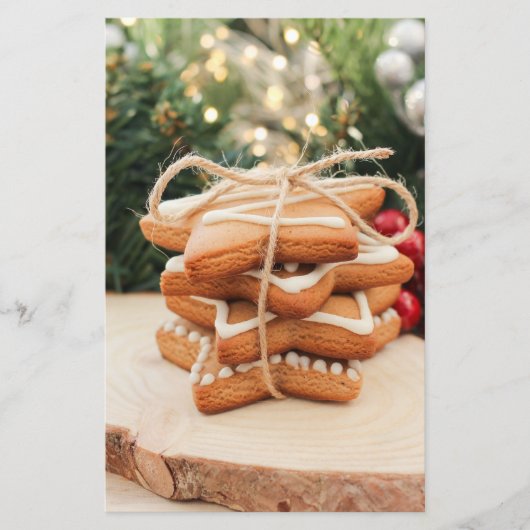 GingerBrood Cookies Briefpapier (Voorkant)