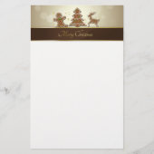 GingerBrood Cookies Briefpapier (Voorkant)