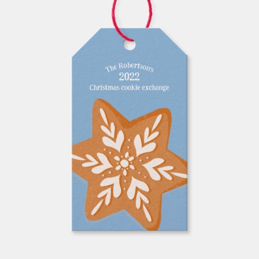 GingerBrood Cookies Cadeaulabel (Voorkant)