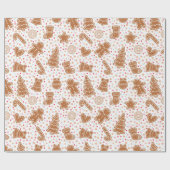 GingerBrood Cookies Cadeaupapier (Vlak)
