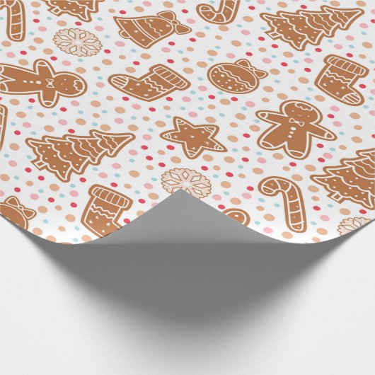 GingerBrood Cookies Cadeaupapier (Hoek)