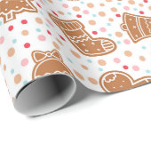 GingerBrood Cookies Cadeaupapier (Rol Hoek)