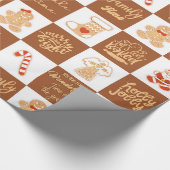 GingerBrood Cookies Cadeaupapier (Hoek)