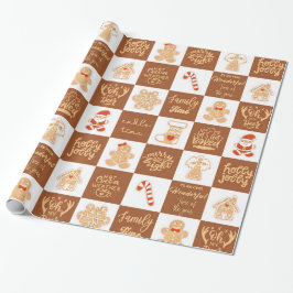 GingerBrood Cookies Cadeaupapier