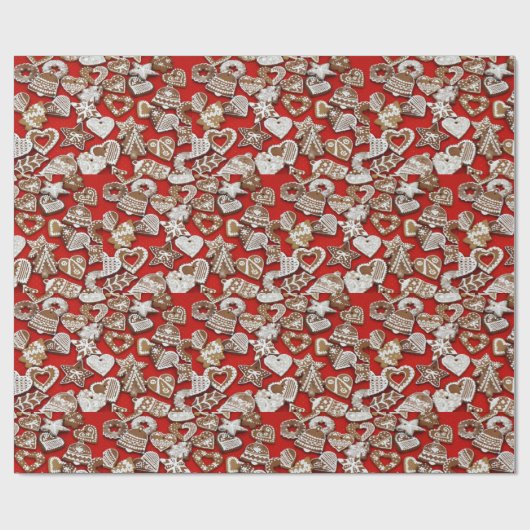 GingerBrood Cookies Cadeaupapier (Vlak)