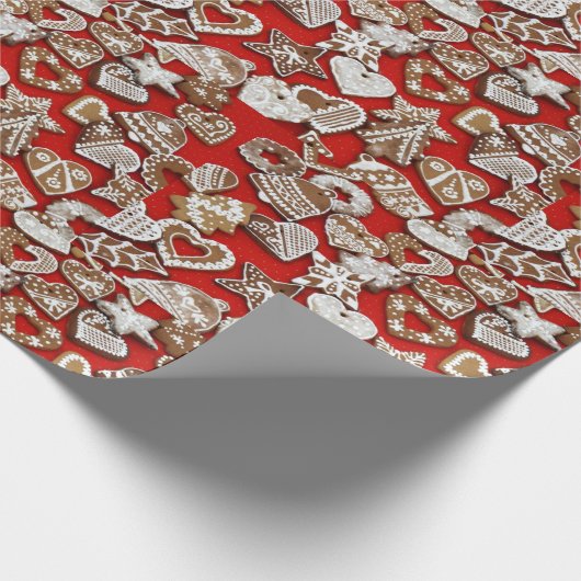 GingerBrood Cookies Cadeaupapier (Hoek)