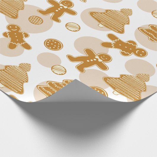 GingerBrood Cookies Cadeaupapier (Hoek)