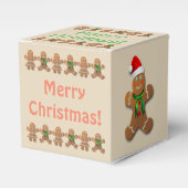 Gingerbrood Cookies Dancing Bedankdoosjes (Voorkant Zijde)