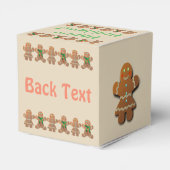 Gingerbrood Cookies Dancing Bedankdoosjes (Achterkant)
