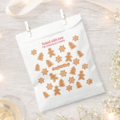 Gingerbrood Cookies Favor Bag Bedankzakje (Geknipt)