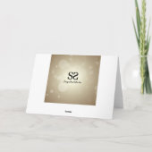 GingerBrood Cookies Feestdagen Kaart (Achterkant)