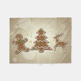 GingerBrood Cookies Fleece Deken
