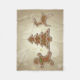 GingerBrood Cookies Fleece Deken