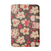 Gingerbrood Cookies Holiday Cookie Kerstmis Badmat (Voorkant Verticaal)