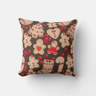 Gingerbrood Cookies Holiday Cookie Kerstmis Kussen