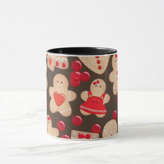 Gingerbrood Cookies Holiday Cookie Kerstmis Mok (Midden)