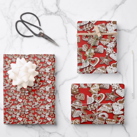 GingerBrood Cookies Inpakpapier Vel (Voorkant)