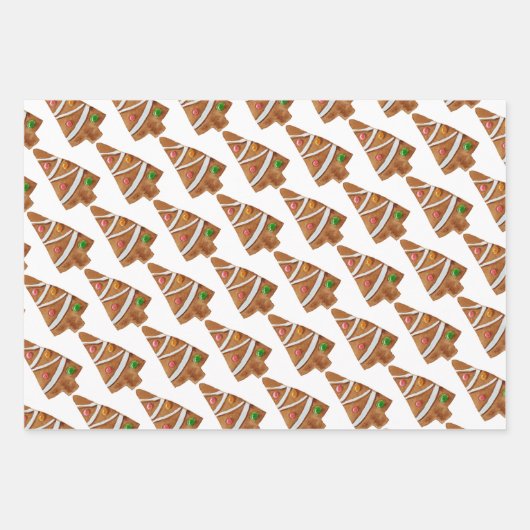 GingerBrood Cookies Inpakpapier Vel (Voorkant)