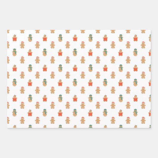 GingerBrood Cookies Inpakpapier Vel (Voorkant 2)