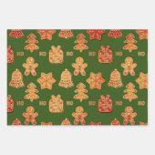 GingerBrood Cookies Inpakpapier Vel (Voorkant 3)