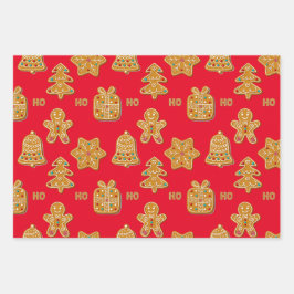 GingerBrood Cookies Inpakpapier Vel