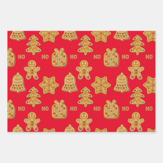 GingerBrood Cookies Inpakpapier Vel (Voorkant)