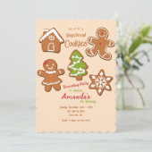 GingerBrood Cookies Kaart (Staand voorkant)