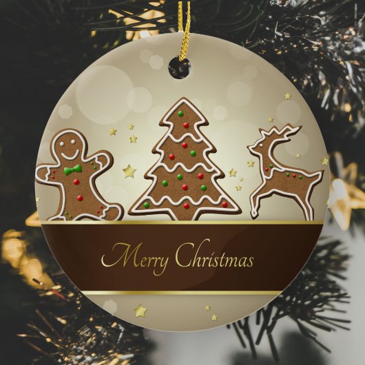 GingerBrood Cookies Keramisch Ornament