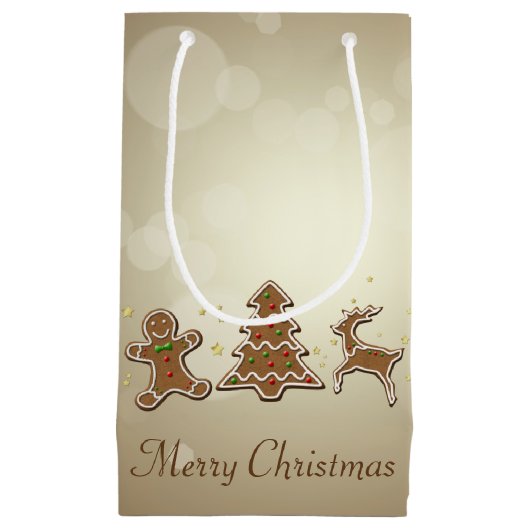 GingerBrood Cookies Klein Cadeauzakje (Voorkant)